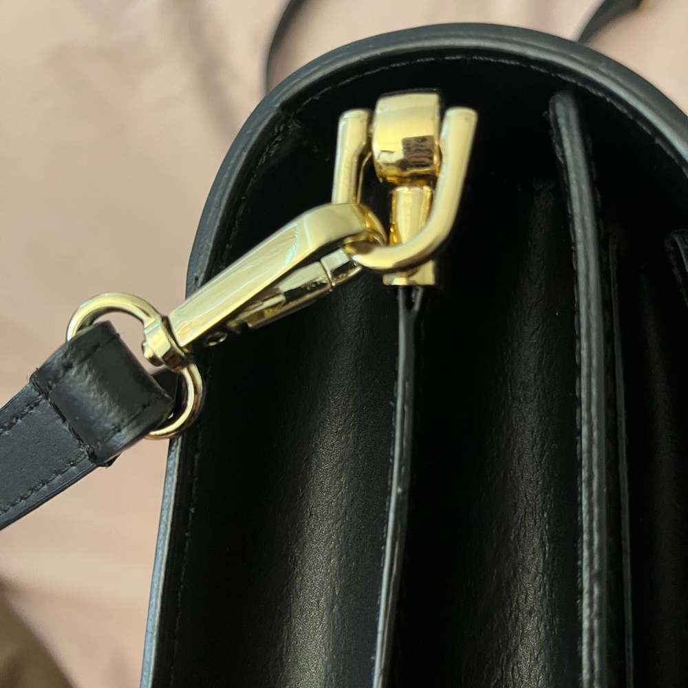 Vera Pelle black bag or crossbody bag - Picture 3 of 9